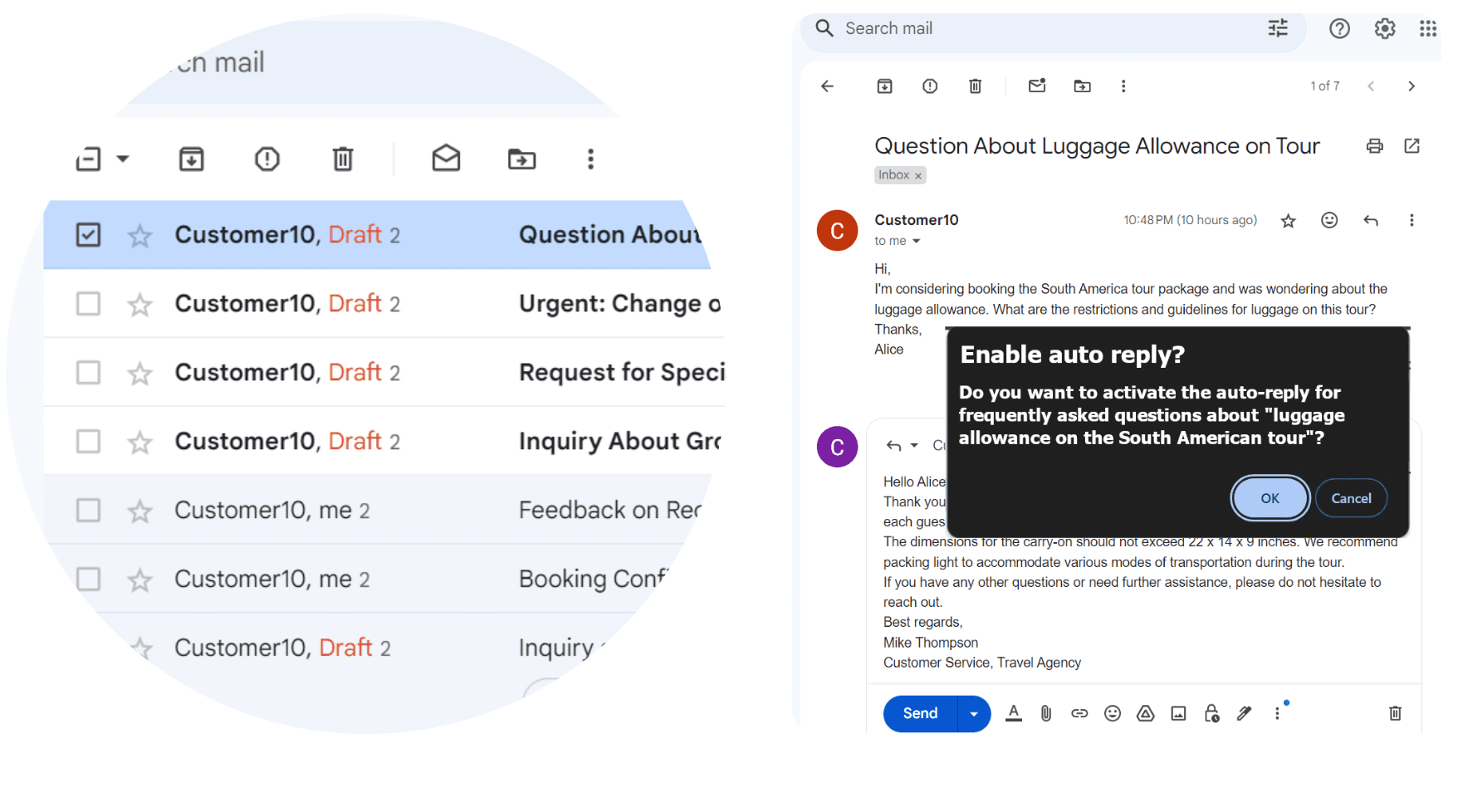 Virkum Email Assistant Interface